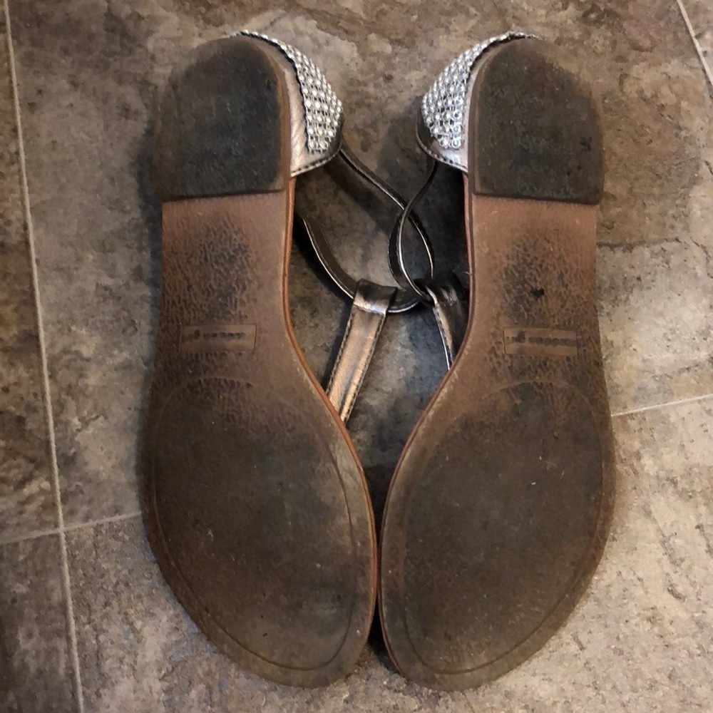 Madden Girl Pewter Embellished Sandals - Picture 3 of 8